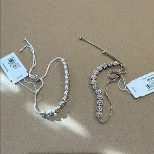 LOFT Gold and Silver Sparkling Bracelets